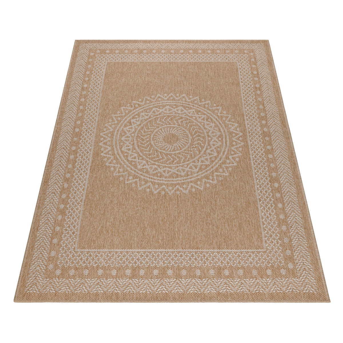 Dhaka 8714 Beige Outdoor Teppich