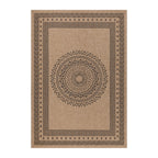 Dhaka 8714 Black Outdoor Teppich