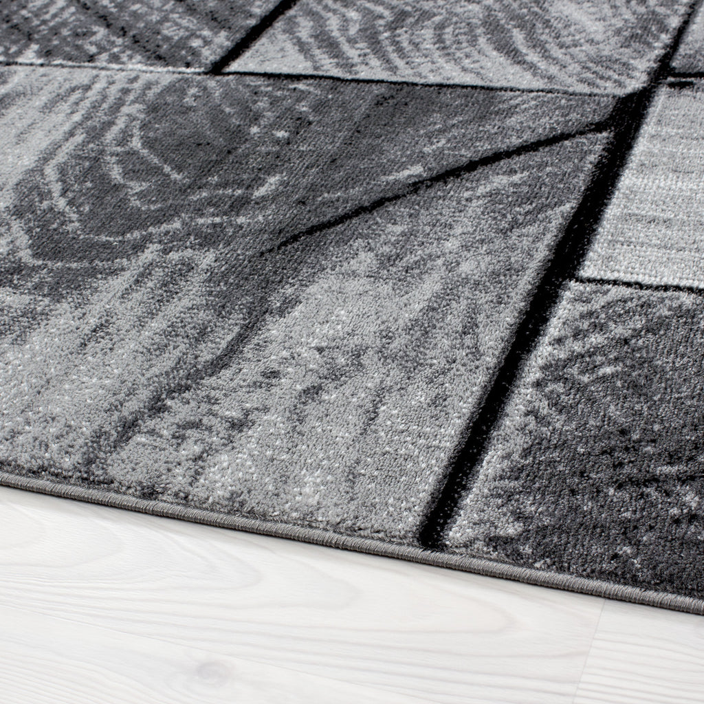 Parma 9260 Black Kurzflor Teppich