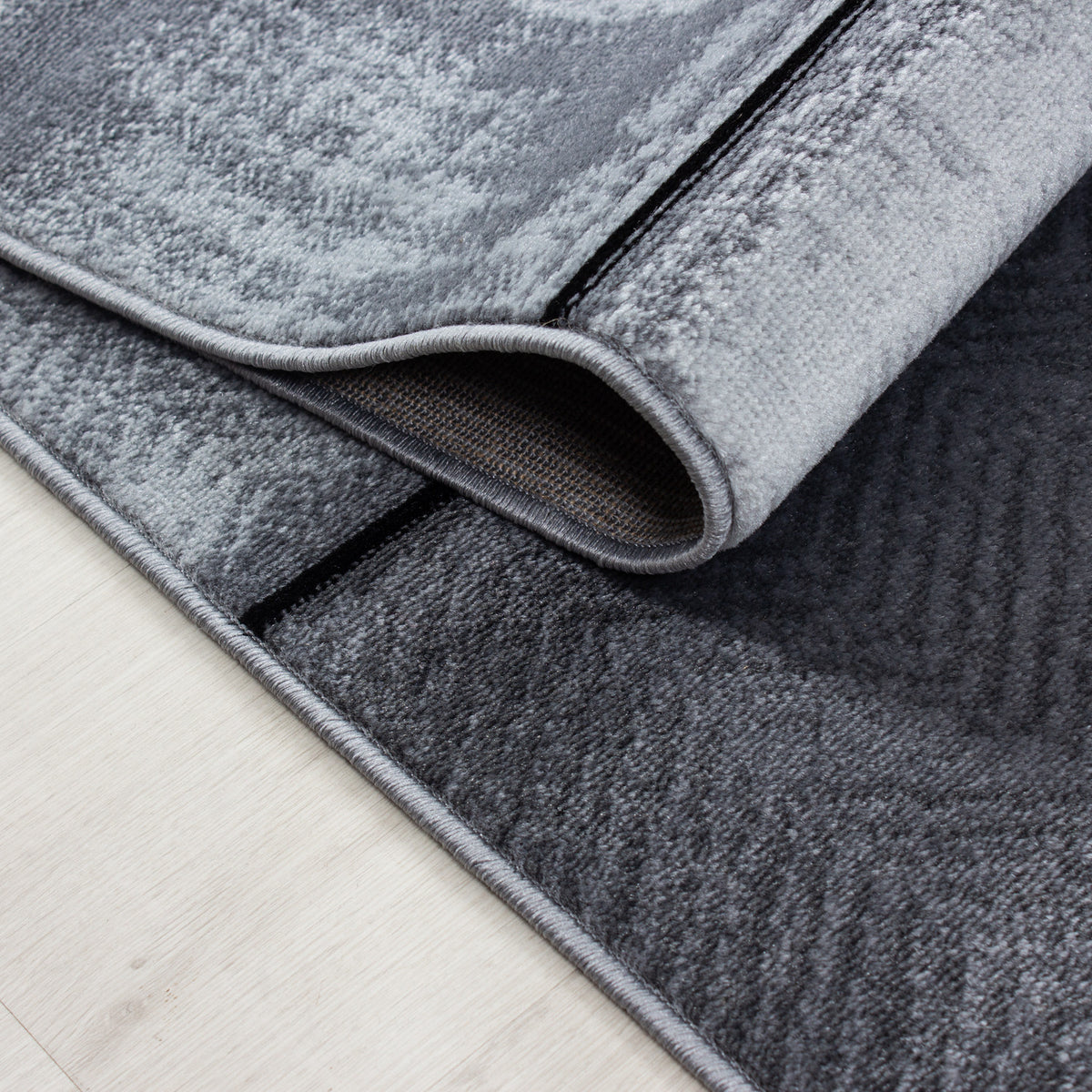 Parma 9260 Black Kurzflor Teppich