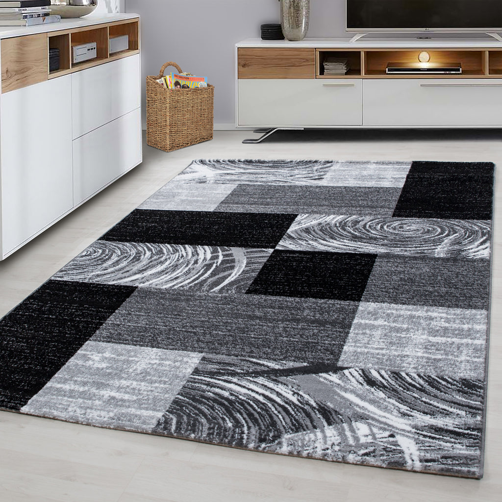 Parma 9220 Black Kurzflor Teppich