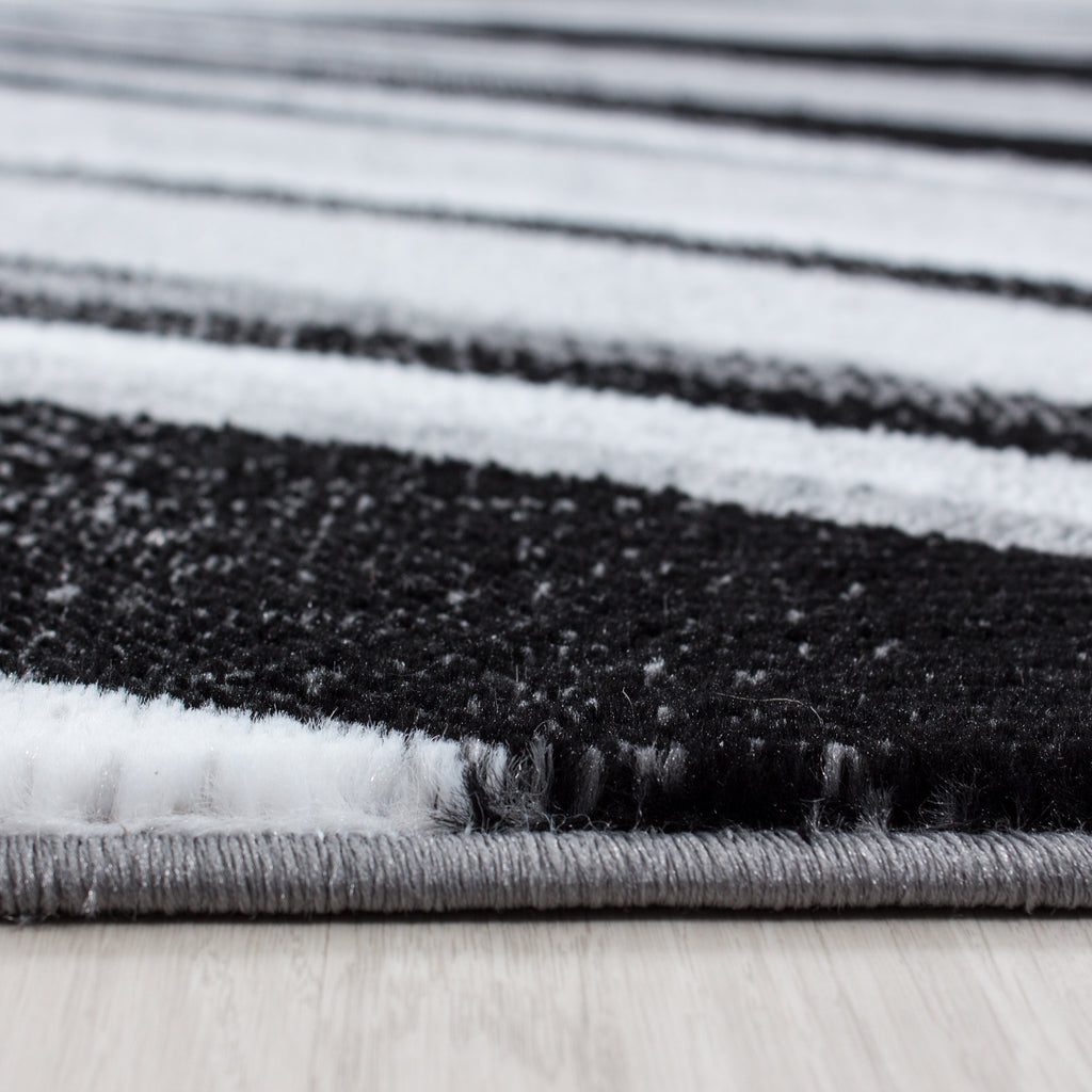 Parma 9210 Black Kurzflor Teppich