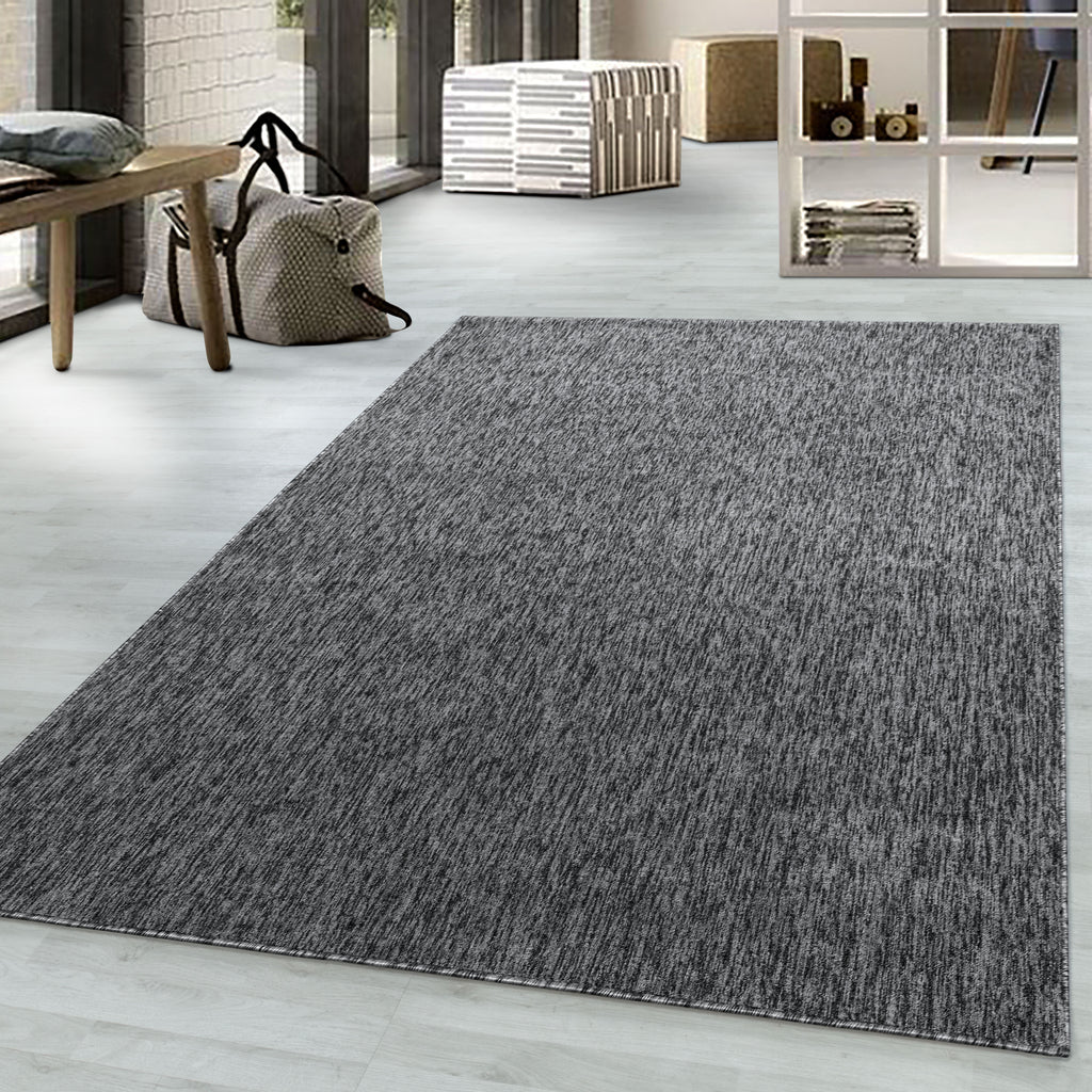 Nizza 1800 Grey Kurzflor Teppich