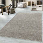 Nizza 1800 Beige Kurzflor Teppich