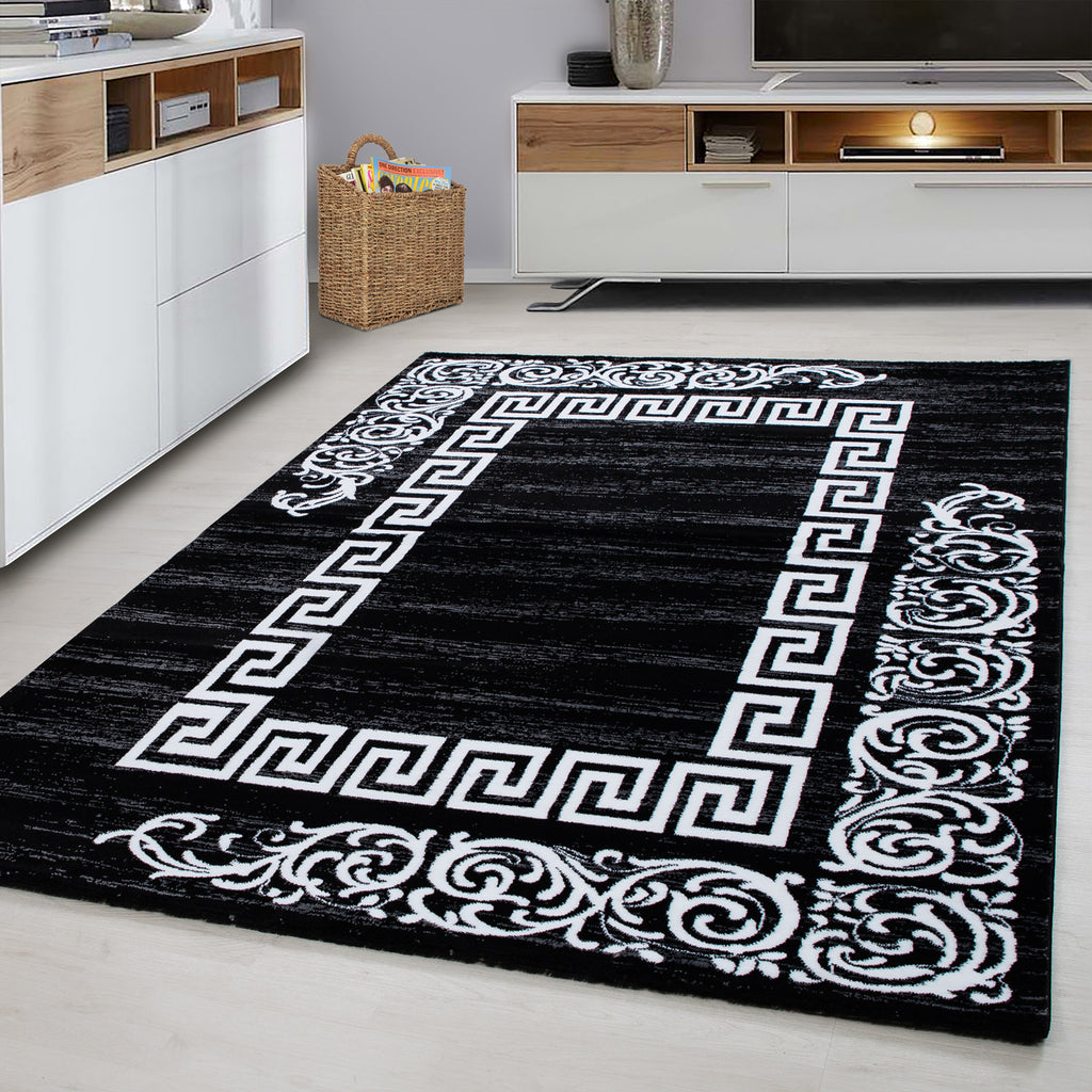 Miami 6620 Black Kurzflor Teppich