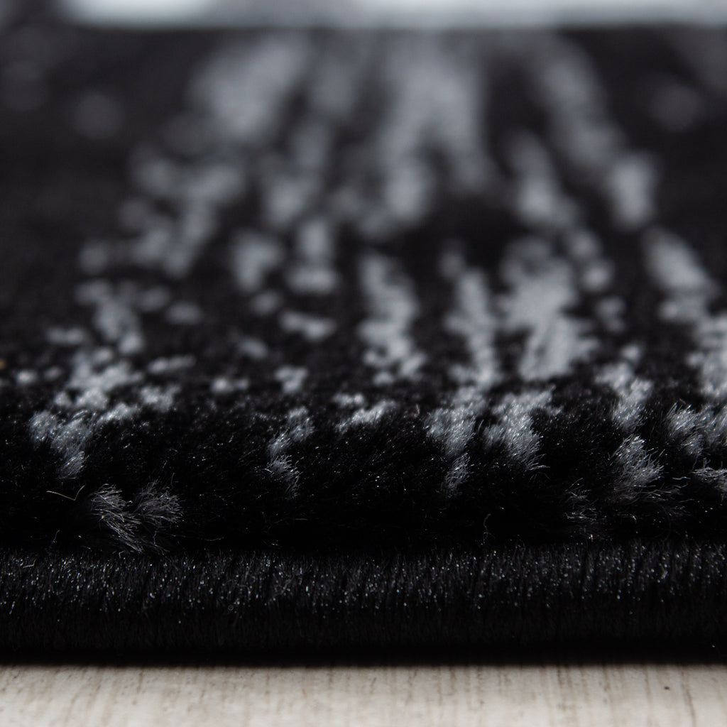 Miami 6620 Black Kurzflor Teppich
