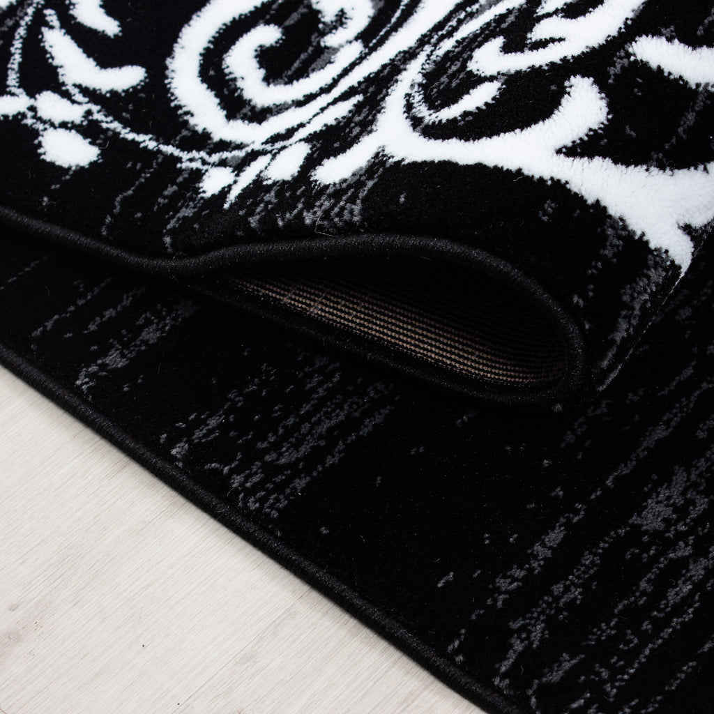 Miami 6620 Black Kurzflor Teppich