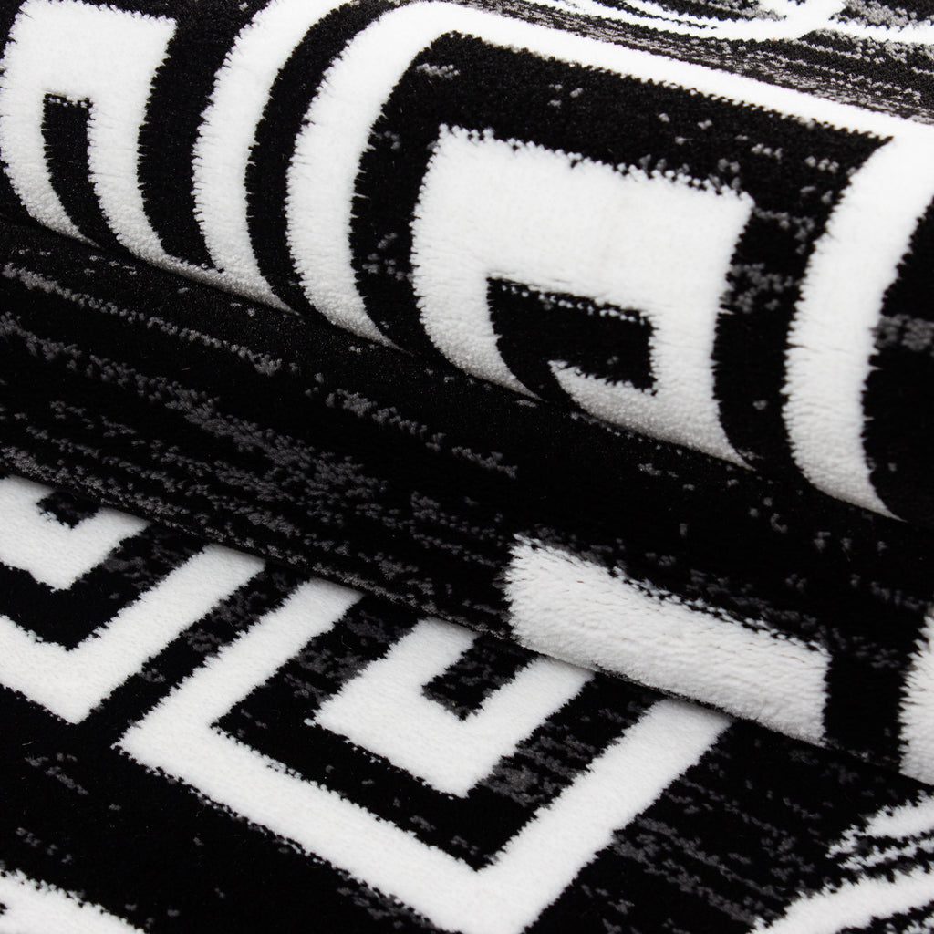 Miami 6620 Black Kurzflor Teppich