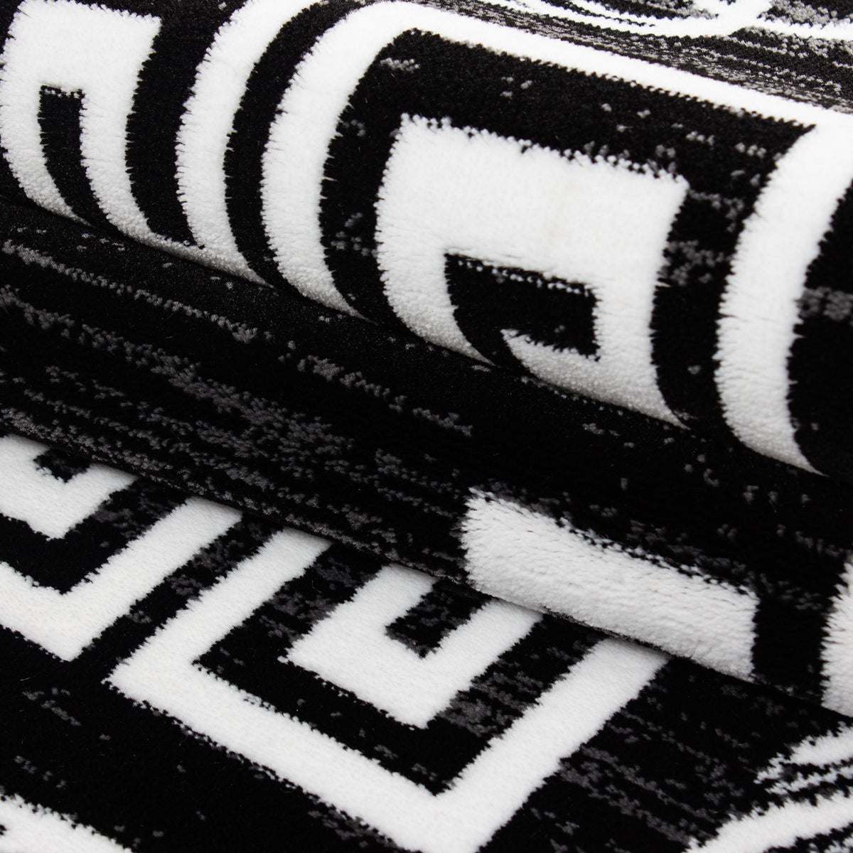 Miami 6620 Black Kurzflor Teppich