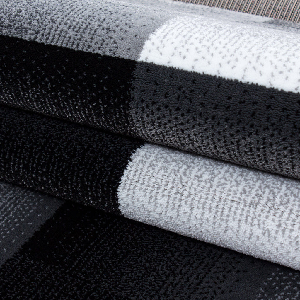 Miami 6560 Black Kurzflor Teppich