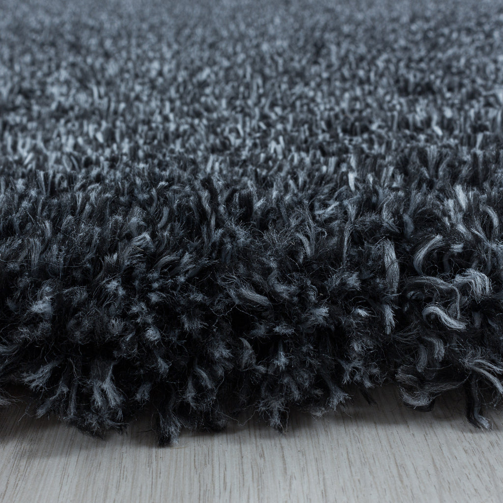 Fluffy 3500 Anthrazit Hochflor Teppich