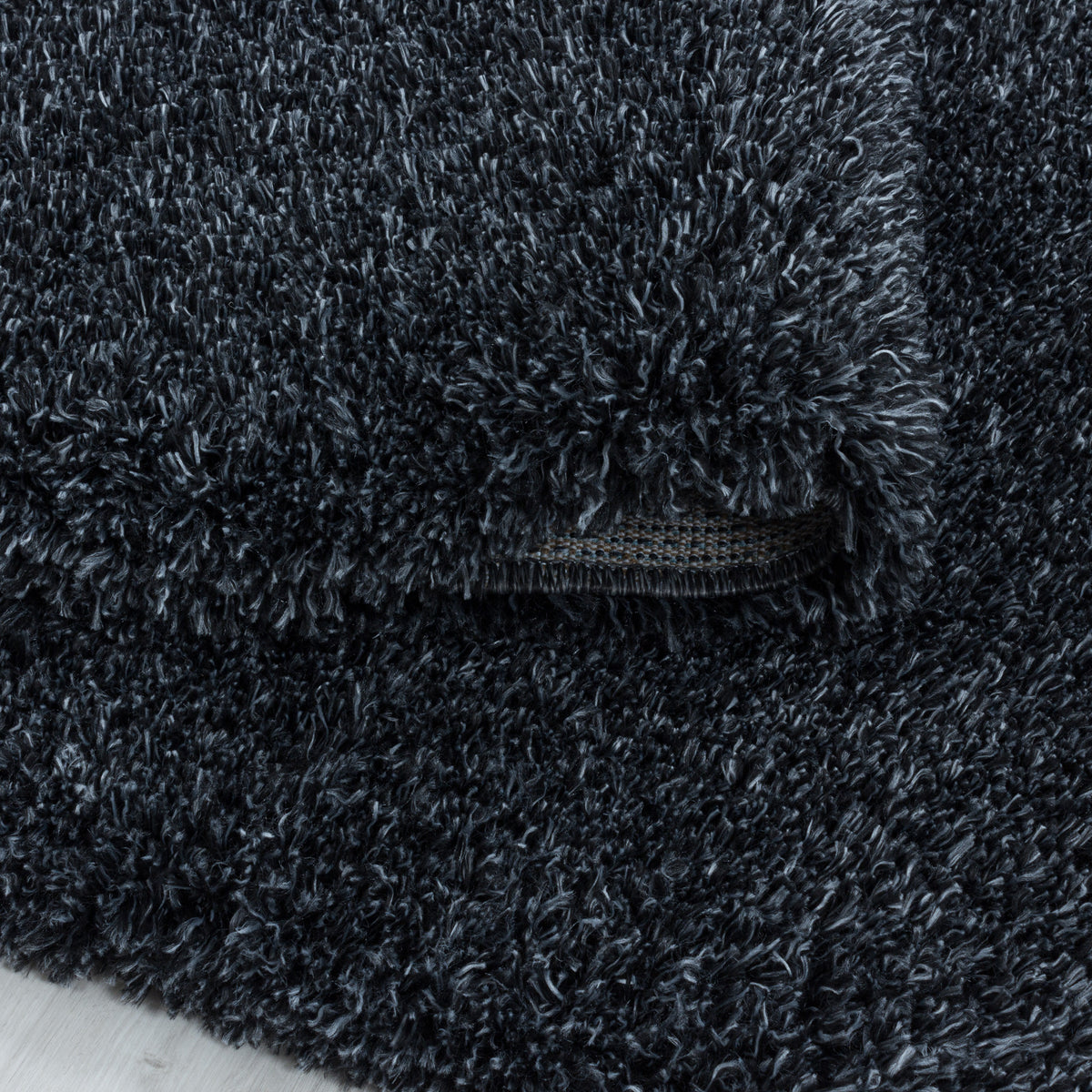 Fluffy 3500 Anthrazit Hochflor Teppich