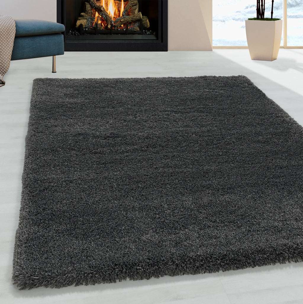 Fluffy 3500 Grey Hochflor Teppich