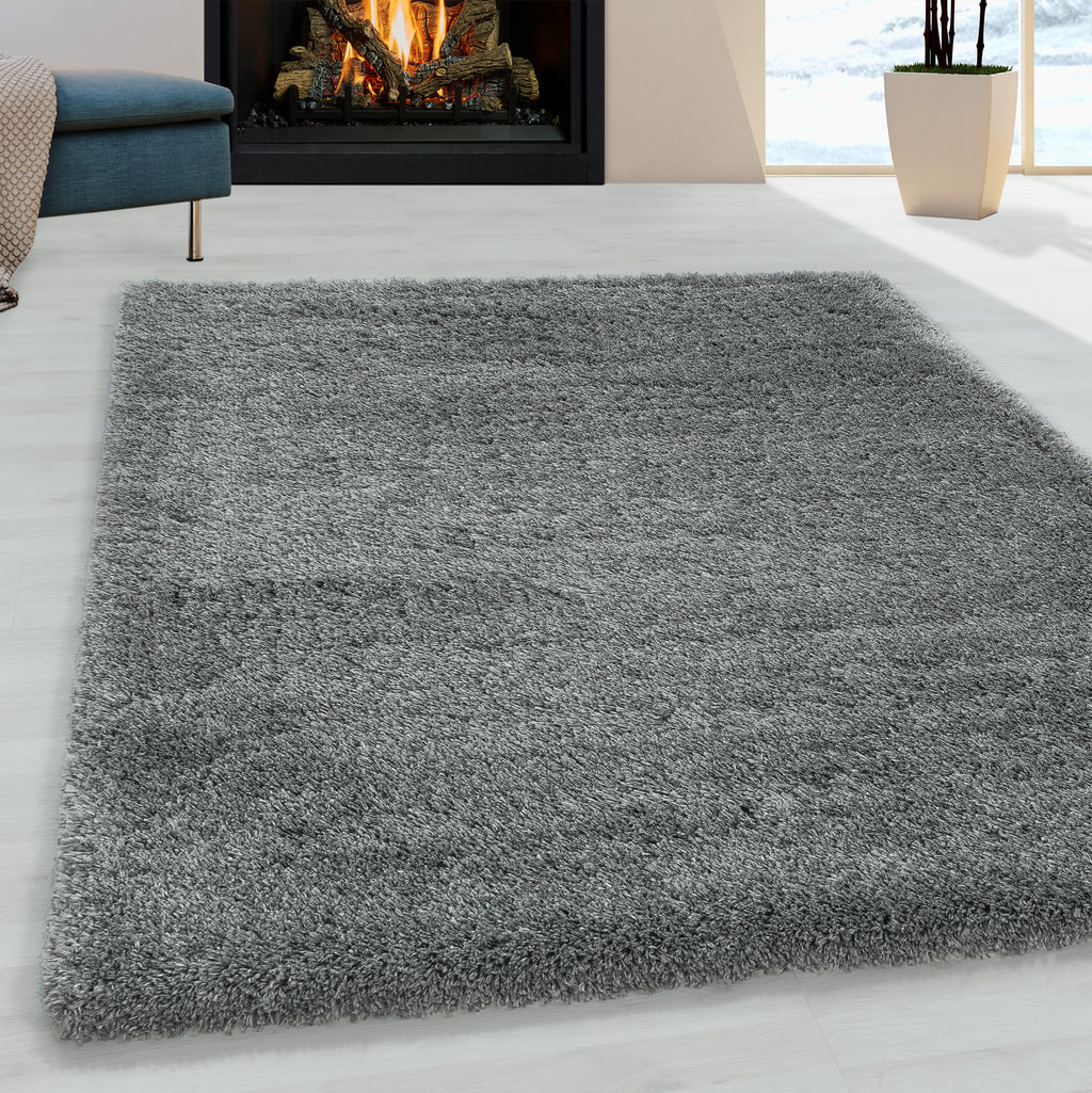 Fluffy 3500 Lightgrey Hochflor Teppich