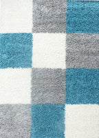 Life 1501 Turkis Hochflor Teppich