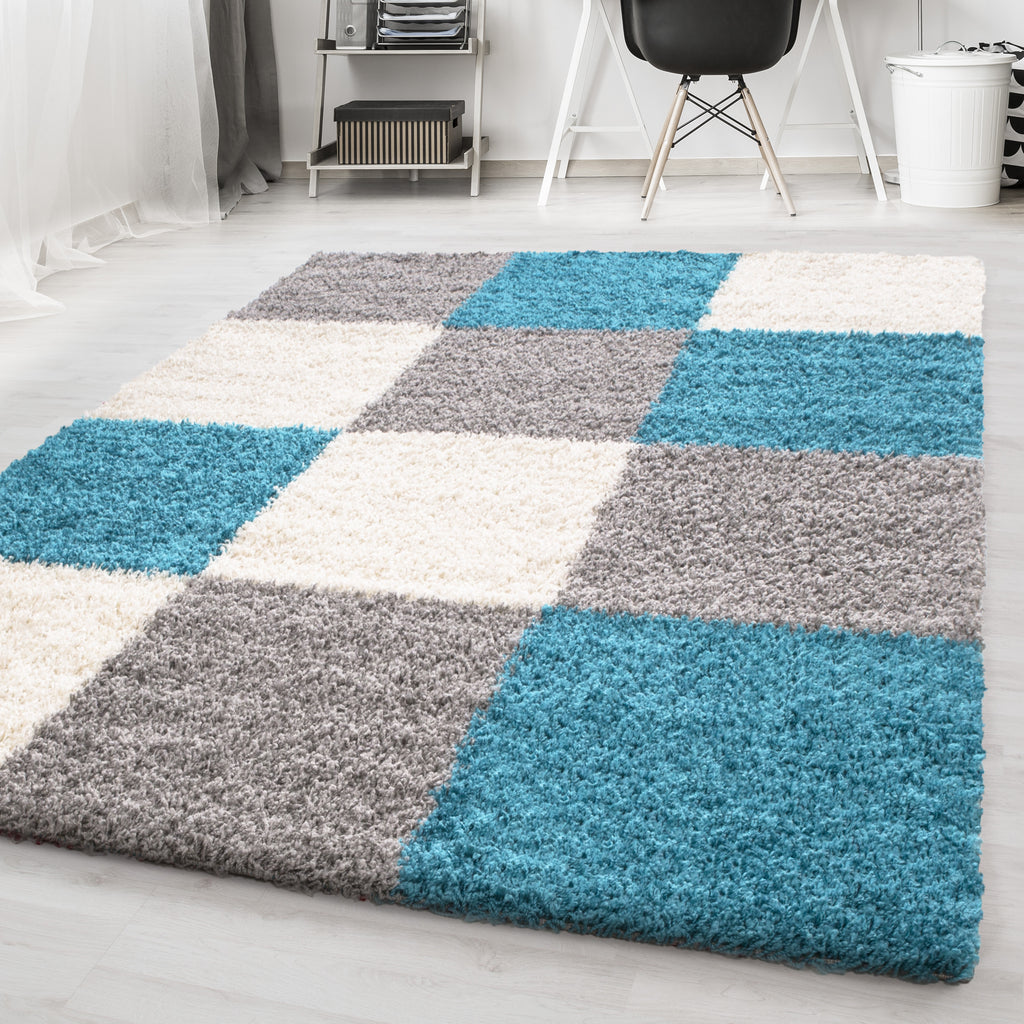 Life 1501 Turkis Hochflor Teppich