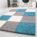 Life 1501 Turkis Hochflor Teppich