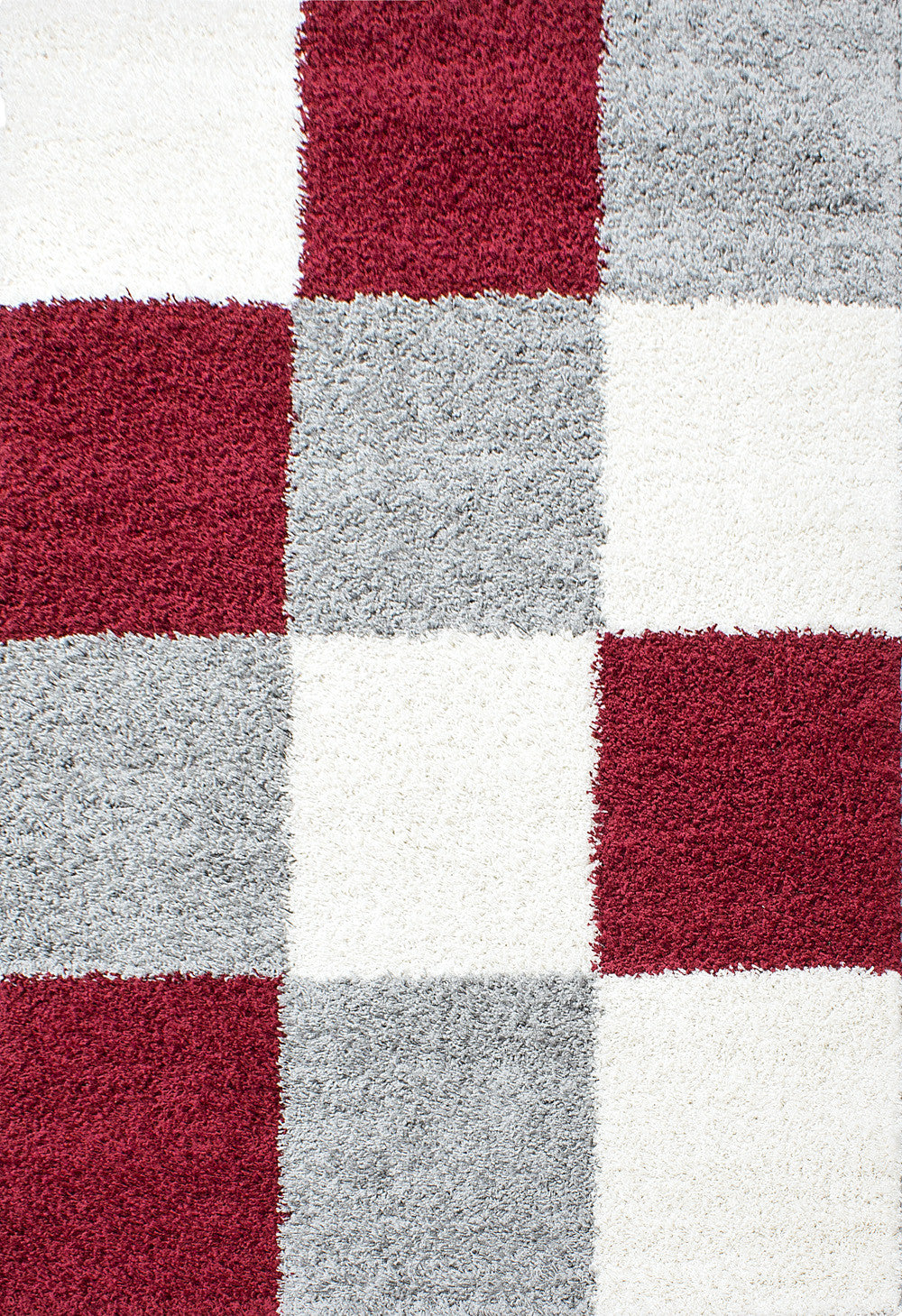 Life 1501 Red Hochflor Teppich