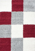 Life 1501 Red Hochflor Teppich
