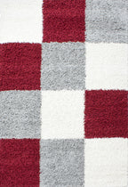 Life 1501 Red Hochflor Teppich