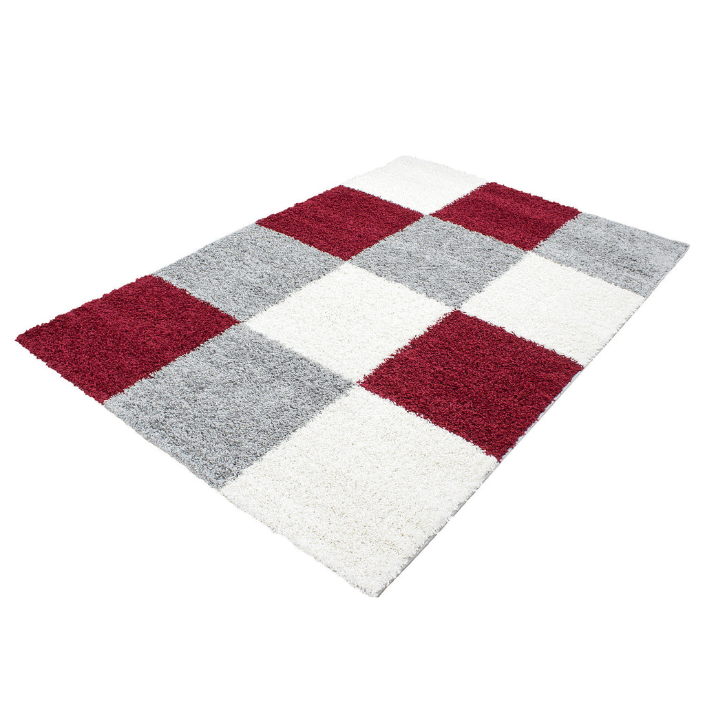 Life 1501 Red Hochflor Teppich