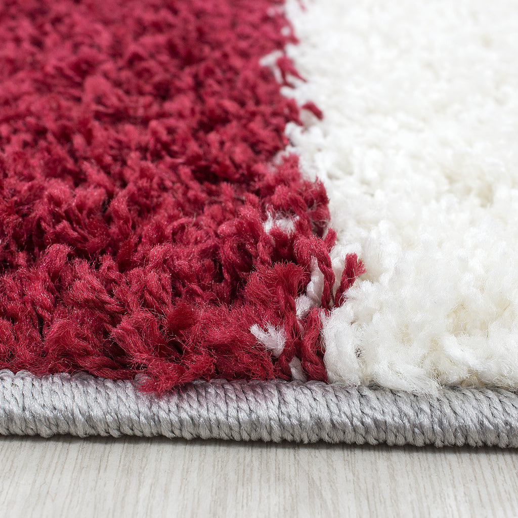 Life 1501 Red Hochflor Teppich