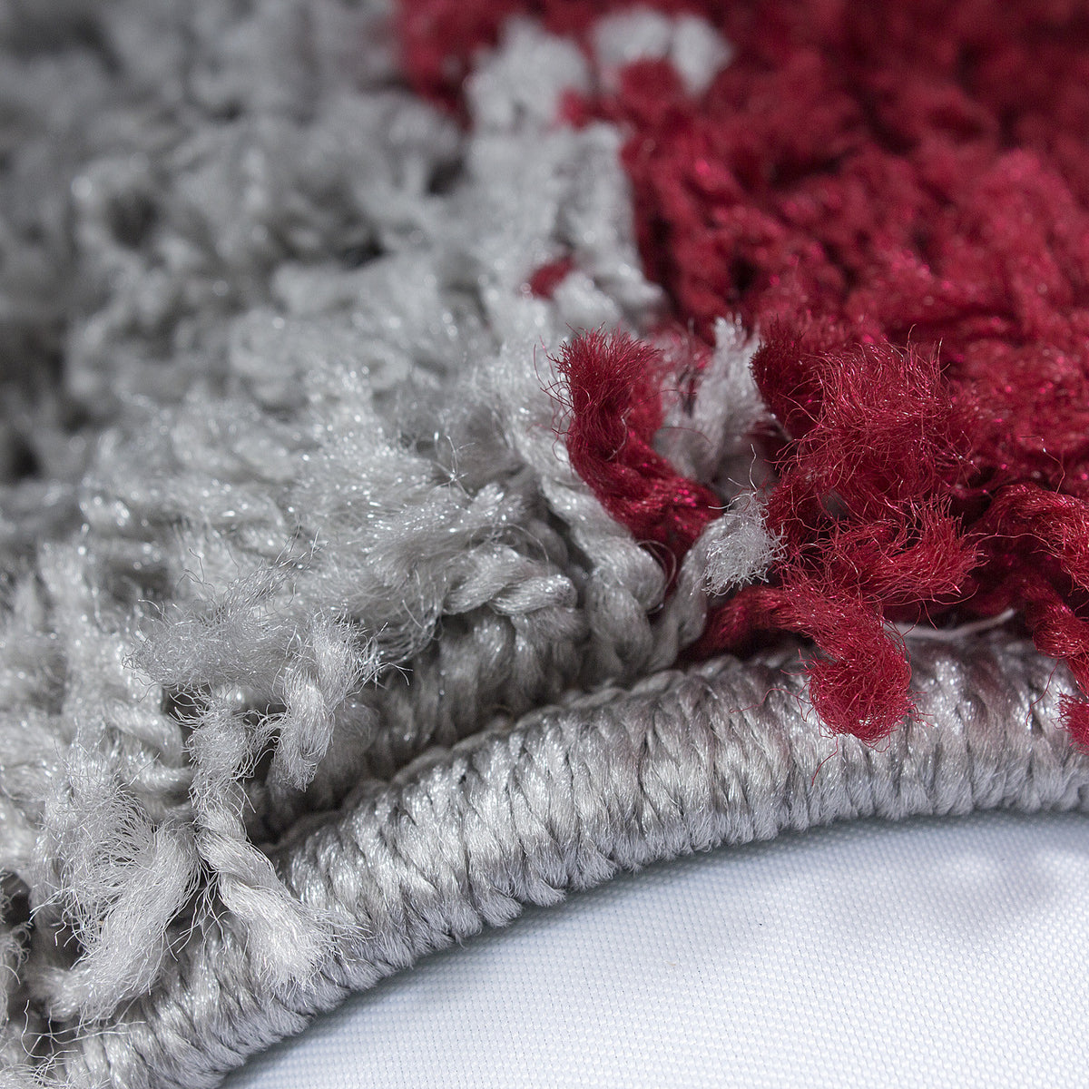 Life 1501 Red Hochflor Teppich