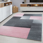 Lucca 1810 Pink Kurzflor Teppich