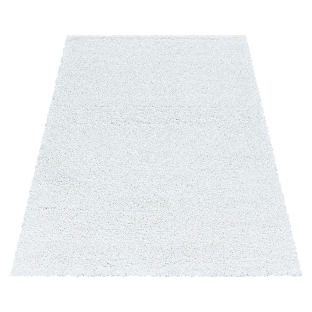 Fluffy 3500 White Hochflor Teppich