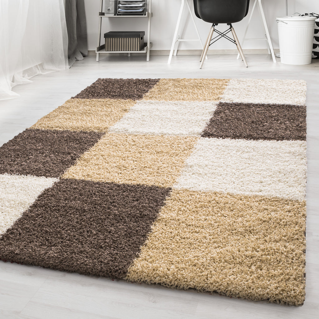 Life 1501 Mocca Hochflor Teppich