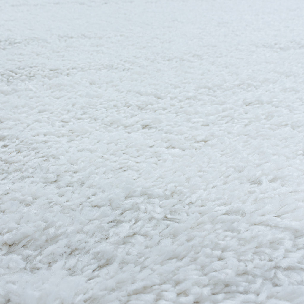 Fluffy 3500 White Hochflor Teppich