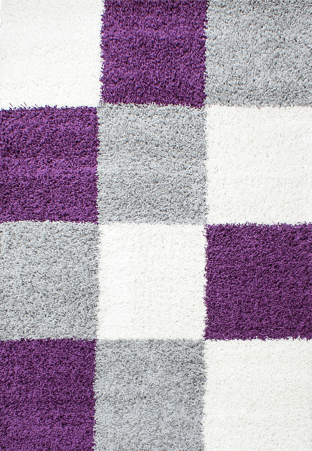 Life 1501 Lila Hochflor Teppich