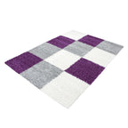 Life 1501 Lila Hochflor Teppich