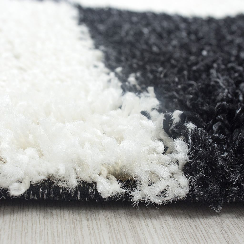 Life 1501 Black Hochflor Teppich