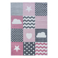 Kids 0620 Pink Kinder Teppich