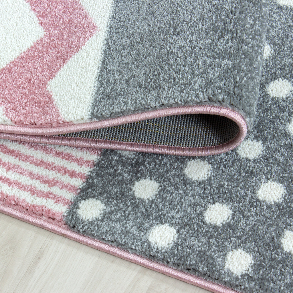 Kids 0620 Pink Kinder Teppich