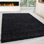 Life 1500 Anthrazit Hochflor Teppich