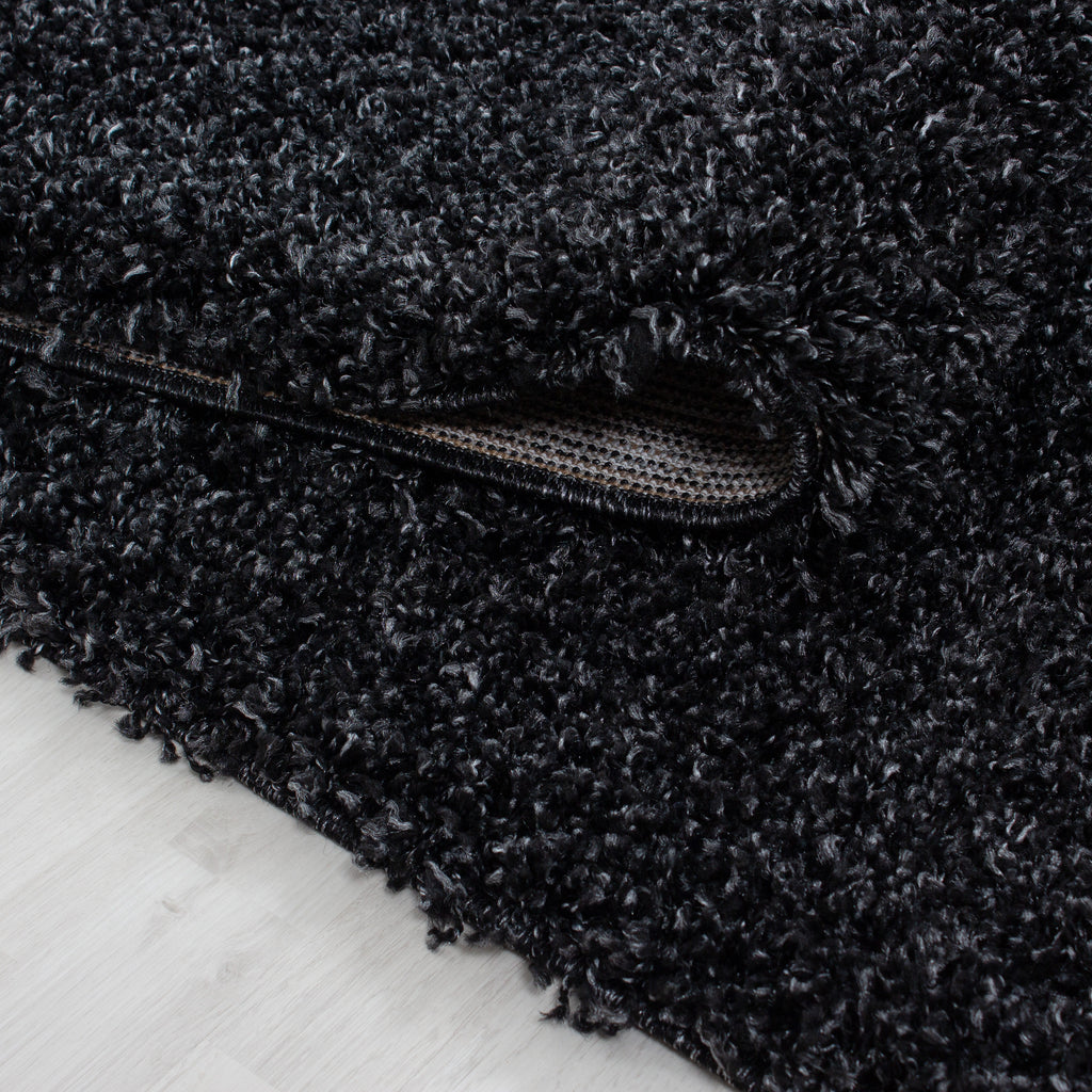 Life 1500 Anthrazit Hochflor Teppich