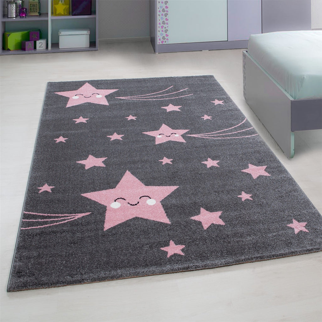 Kids 0610 Pink Kinder Teppich