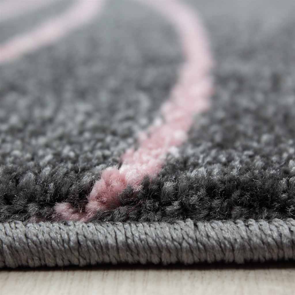 Kids 0610 Pink Kinder Teppich