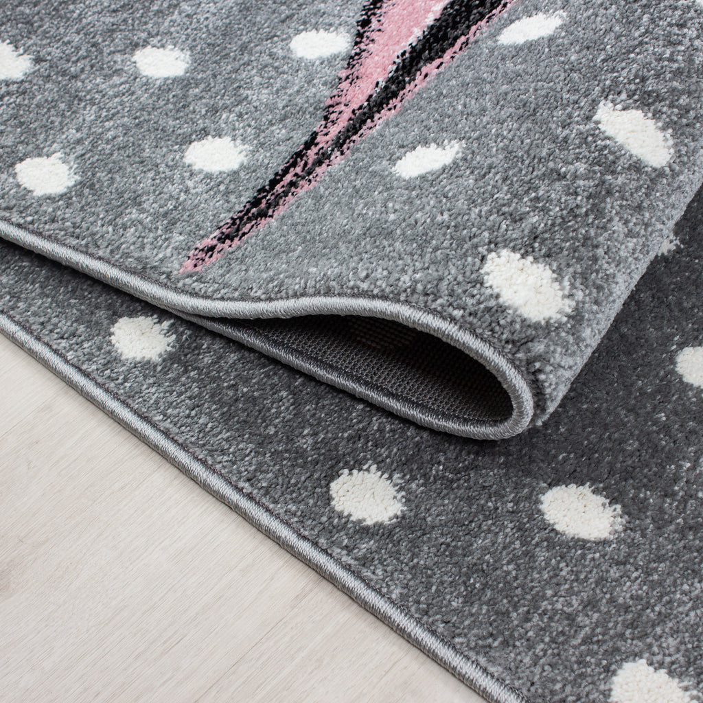 Kids 0590 Pink Kinder Teppich