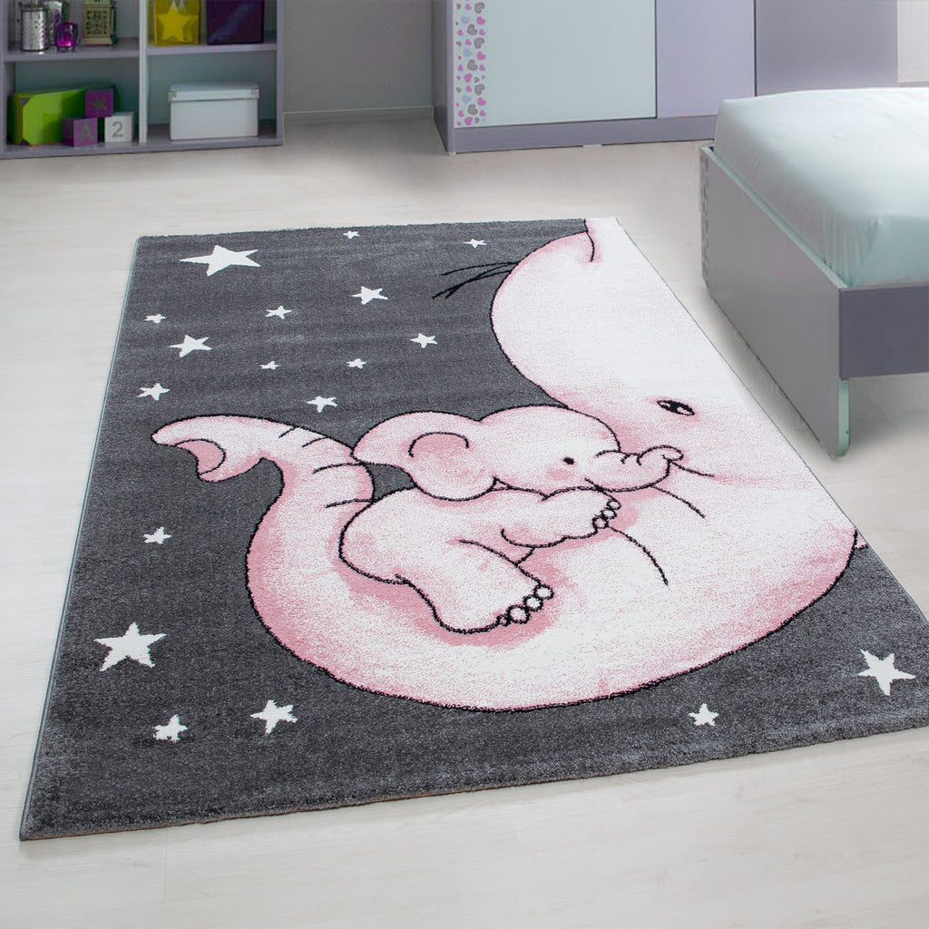 Kids 0560 Pink Kinder Teppich
