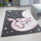 Kids 0560 Pink Kinder Teppich