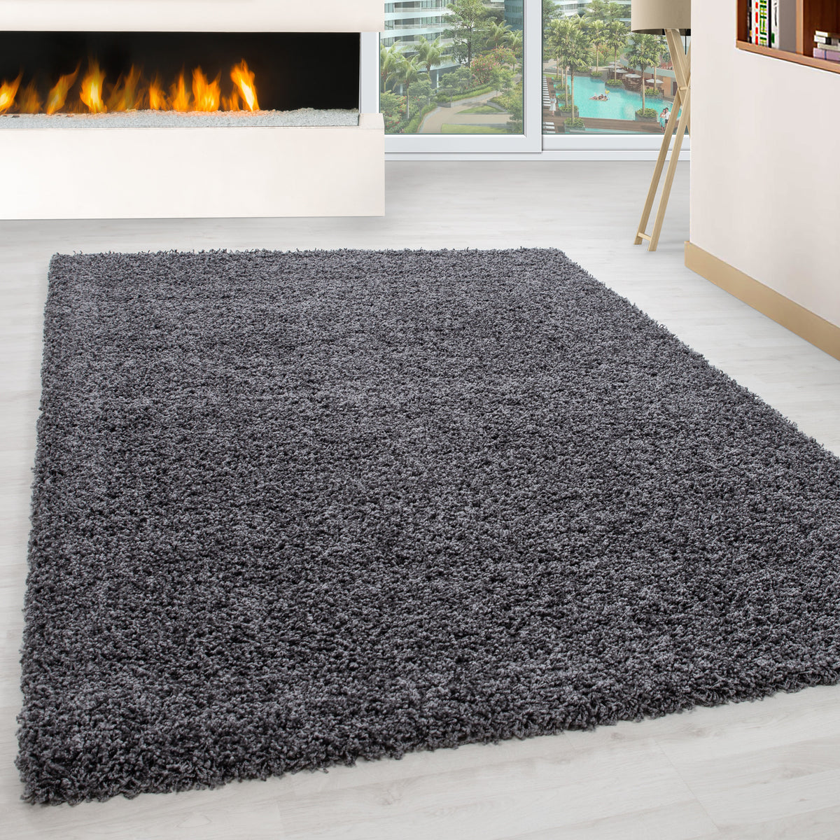 Life 1500 Grey Hochflor Teppich