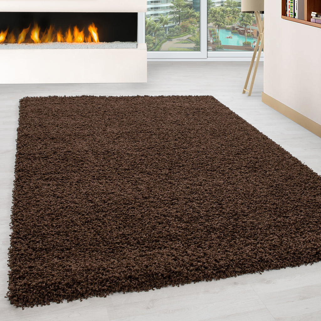 Life 1500 Brown Hochflor Teppich