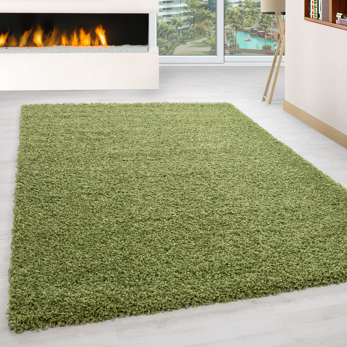 Life 1500 Green Hochflor Teppich