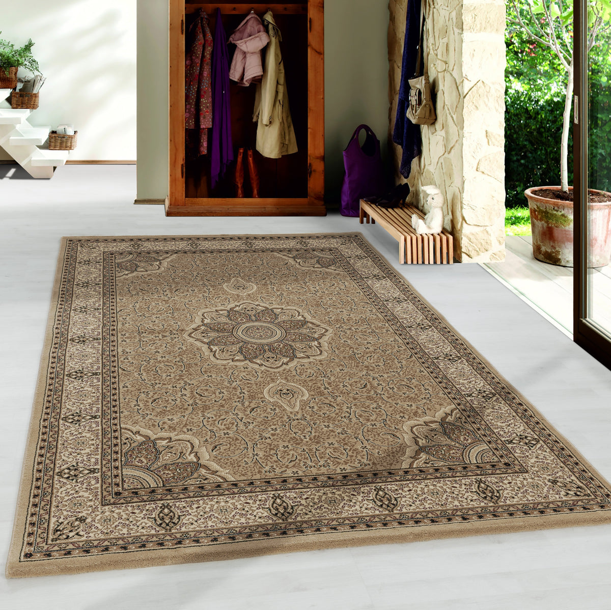 Kashmir 2601 Beige Orient Teppich