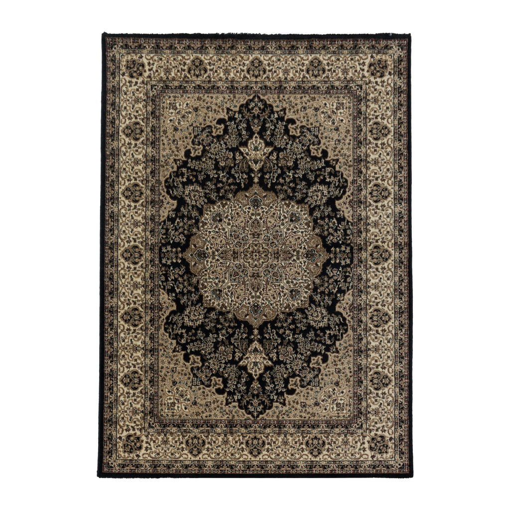 Kashmir 2608 Black Orient Teppich