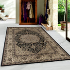 Kashmir 2608 Black Orient Teppich