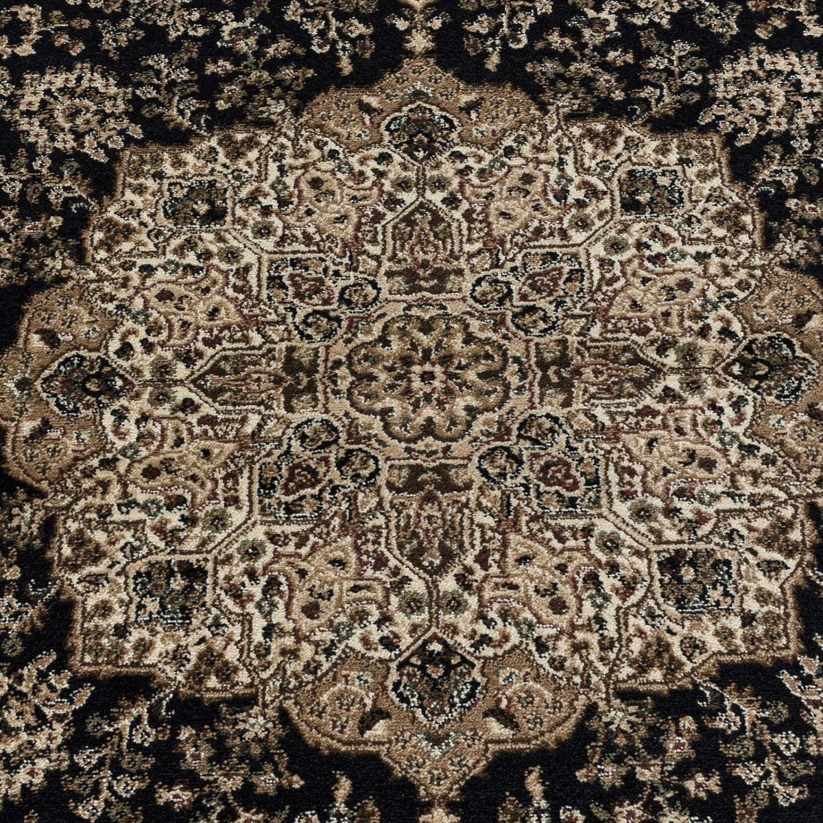 Kashmir 2608 Black Orient Teppich